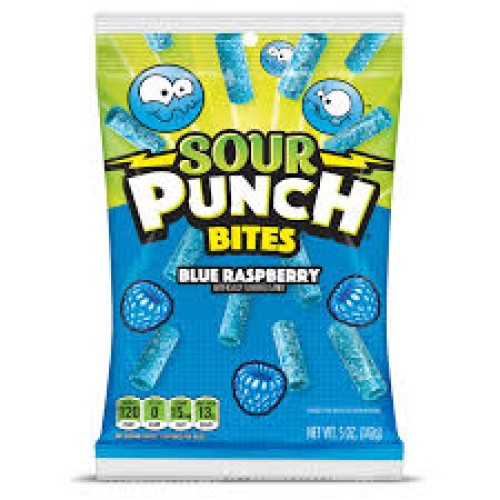 SOUR PUNCH BITES BLUE RASPBERRY