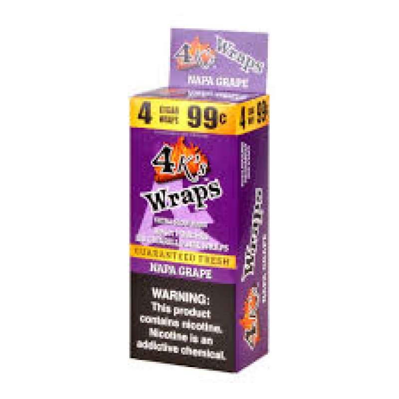 4King CIGAR WRAPS NAPA GRAPE