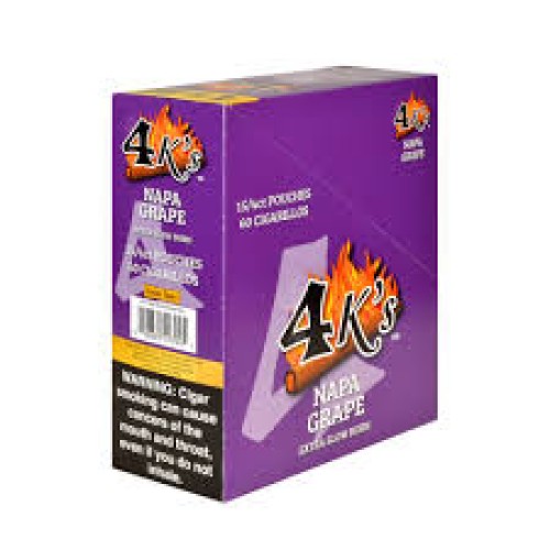 4King Cigarillos Napa Grape 4 for $1.19