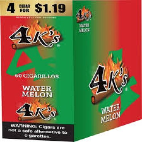 4King Cigarillos Watermelon 4 for $1.19