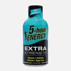 5-Hour Energy Shots Extra Strength Blue Raspberry