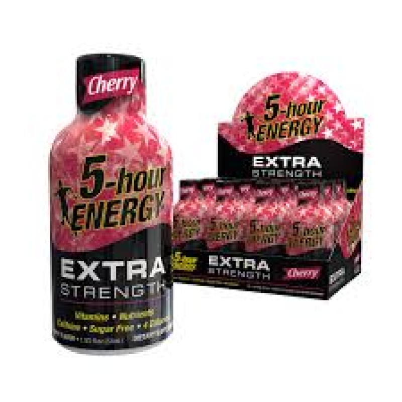 5-Hour Energy Shots Extra Strength Cherry