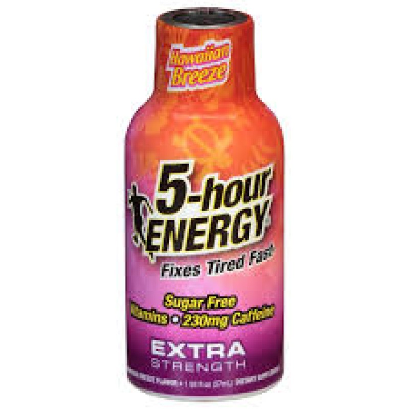5-Hour Energy Shots Extra Strength Hawaiian Breeze