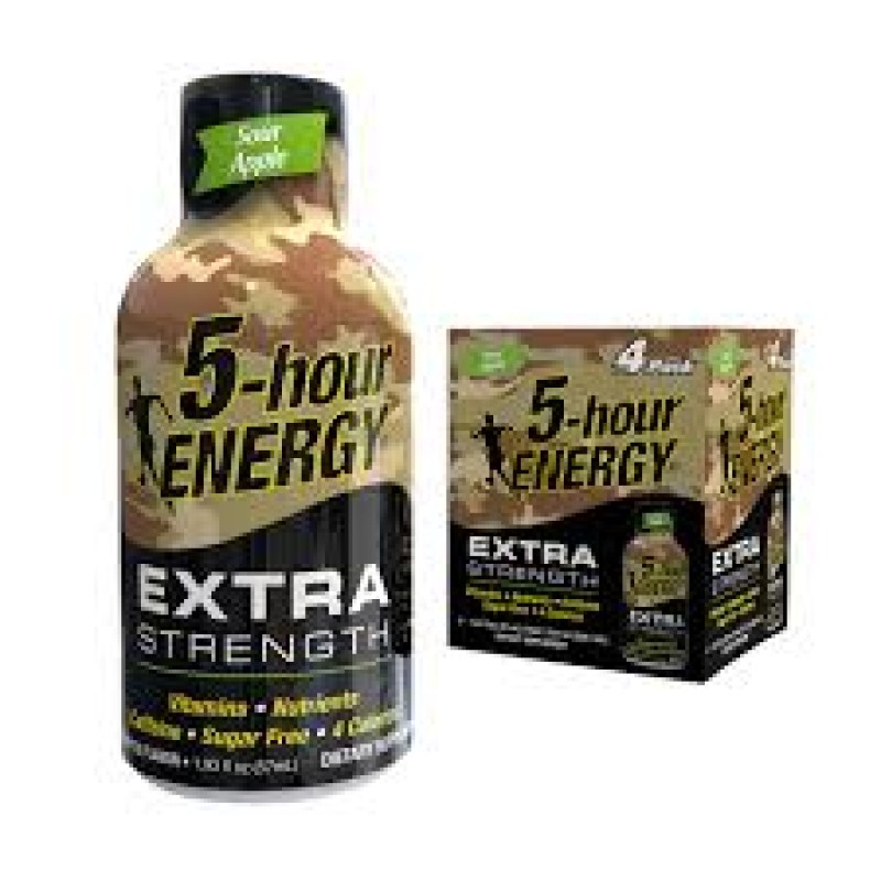 5-Hour Energy Shots Extra Strength Sour Apple