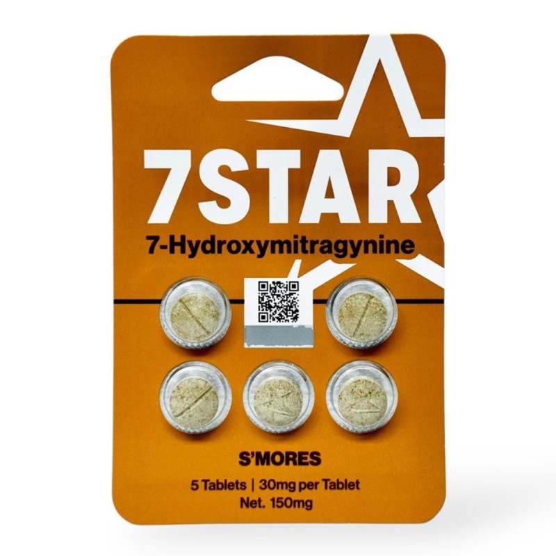 7 STARZ 7-HYDROXYMITRAGYNINE 30MG / TAB 5 CT