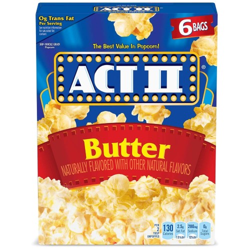 ACT II BUTTER MICROWAVE POPCORN