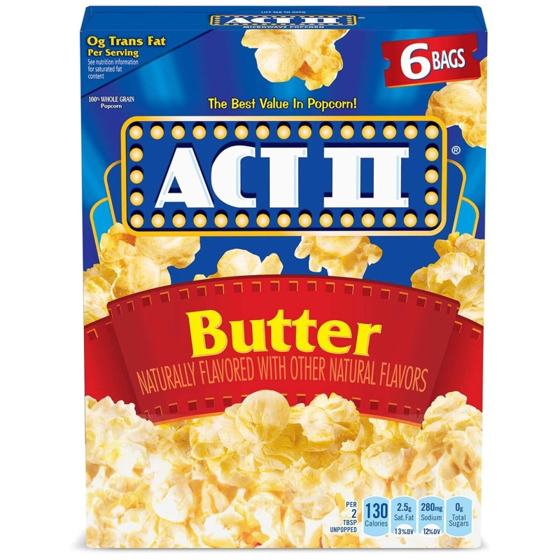 ACT II BUTTER MICROWAVE POPCORN