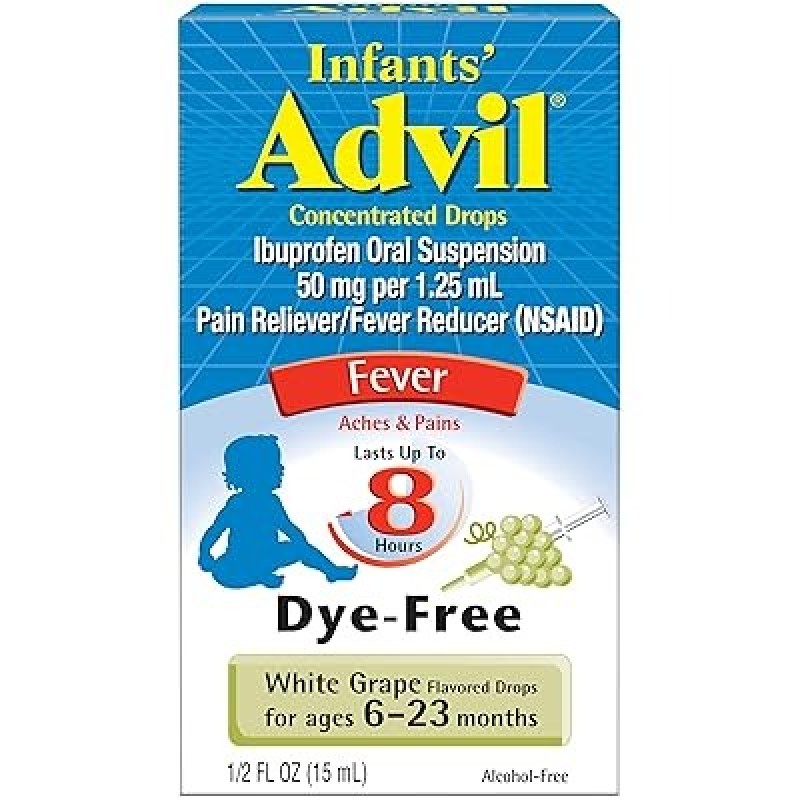ADVIL WHITE GRAPE Infants' DROPS 0.5oz