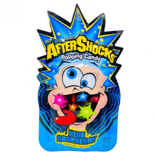 AFTERSHOCKS POPPING CANDY BLUE CANDY