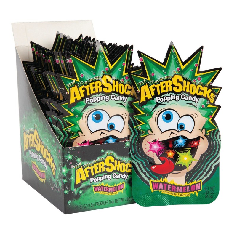 AFTERSHOCKS POPPING CANDY WATERMELON