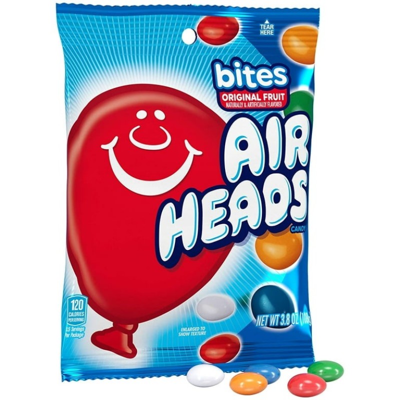 AIR HEADS BITES ORIGINAL FRUIT 3.8OZ