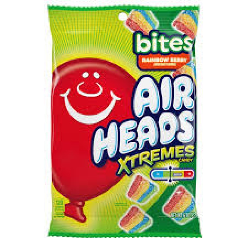 AIRHEADS BITES RAINBOW 6OZ