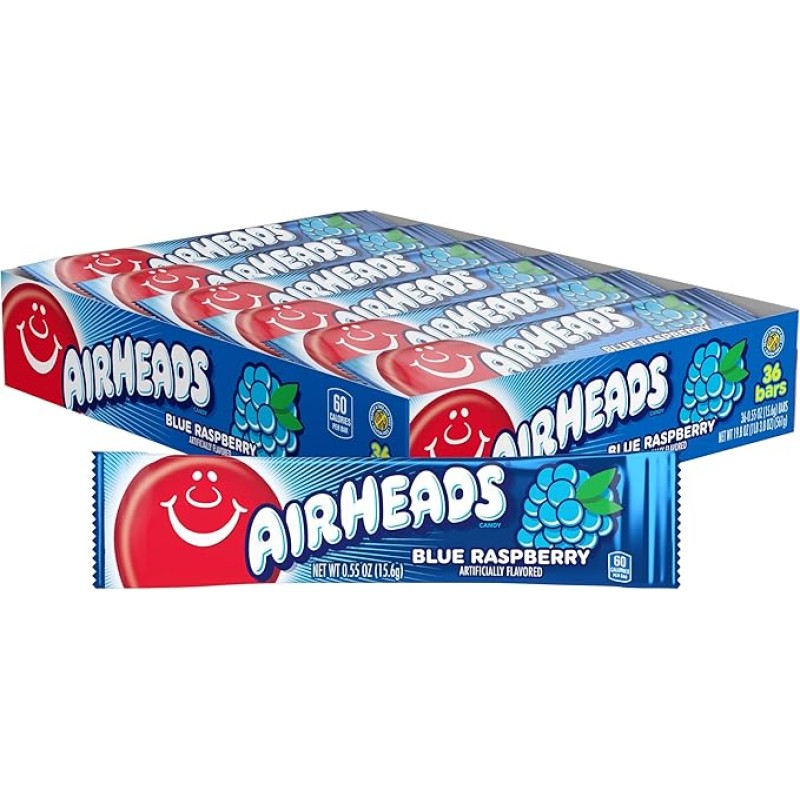 AIRHEADS BLUE RASPBERRY 36/0.55oz