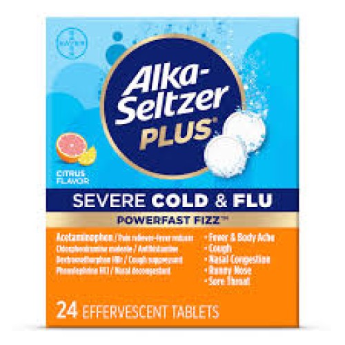 ALKA SELTZER  PLUS SEVERE COLD & FLU 25/2CT