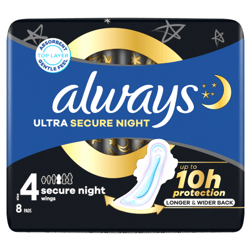 ALWAYS PADS SECURE NIGHT