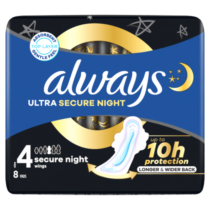 ALWAYS PADS SECURE NIGHT