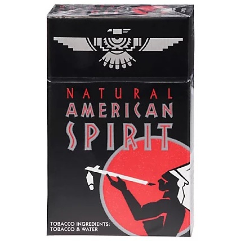 AMERICAN SPIRIT BLACK RICH ROBUST TASTE