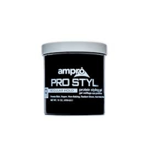 AMPRO PRO STYLE HAIR GEL 6 OZ REGULAR