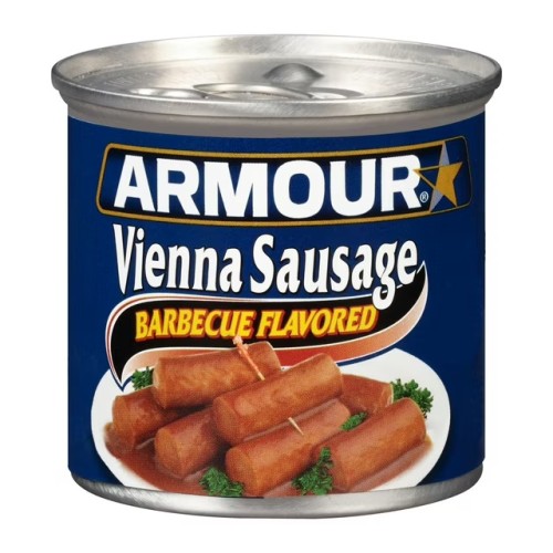 ARMOUR VIENNA SAUSAGE BARBECUE FLAVORED 4.6 OZ