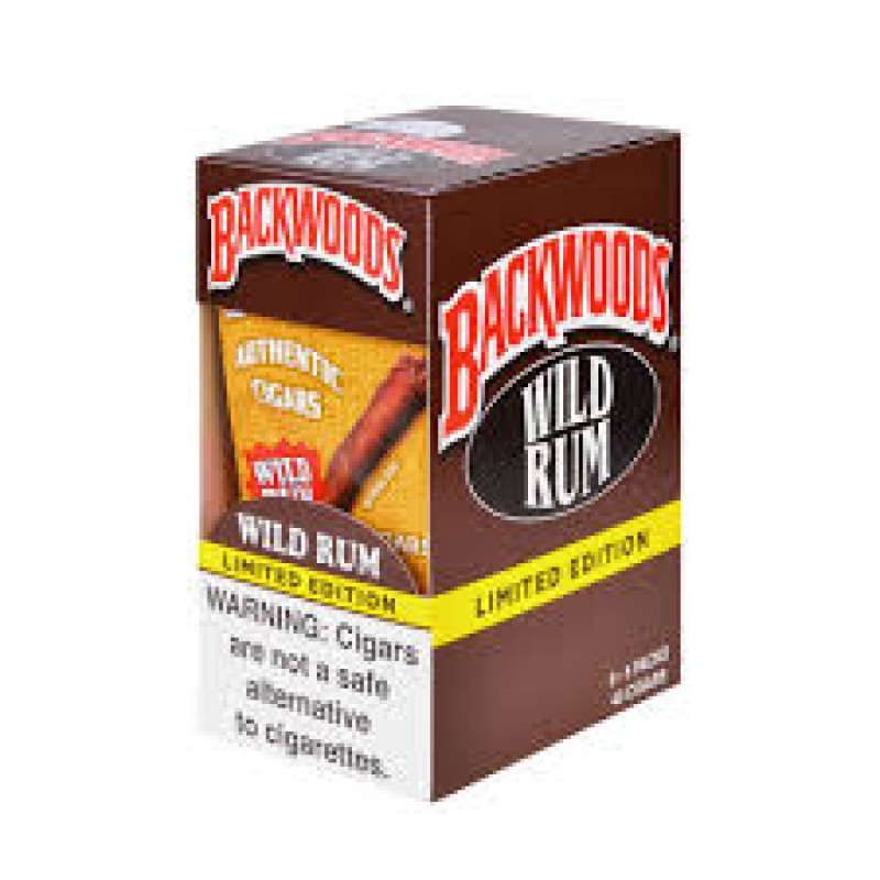 BACKWOODS WILD RUM 5 CIGARS