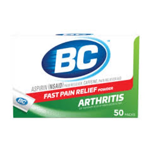 BC 6 FAST PAIN RELIEF POWDER ARTHRITIS GREEN