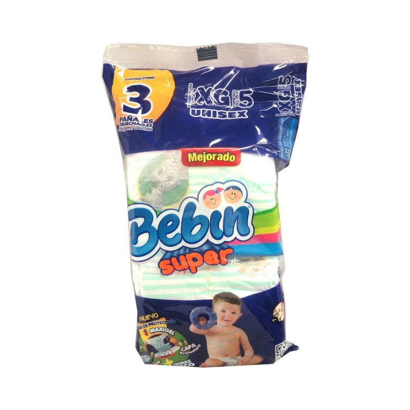 BEBIN SUPER DIAPER 3 CT XL