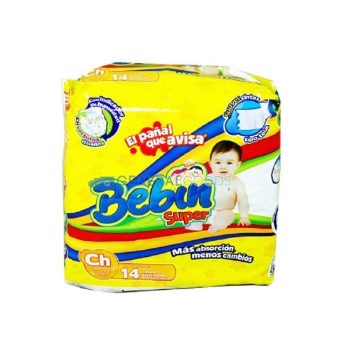 BEBIN SUPER DIAPER FLEXISEC  LARGE 14CT