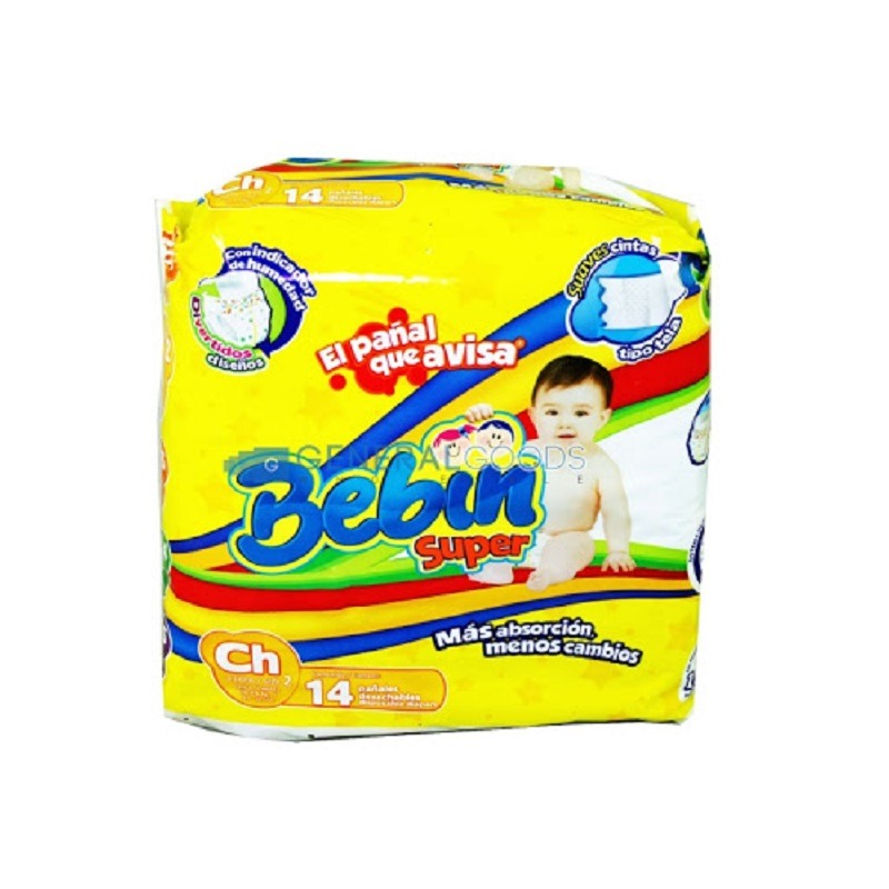 BEBIN SUPER DIAPER FLEXISEC  LARGE 14CT