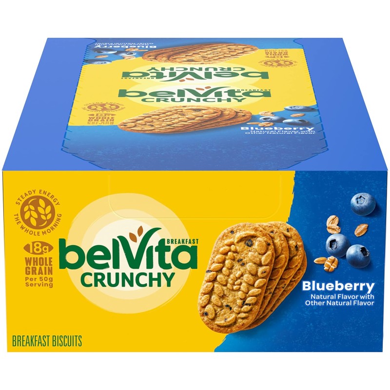 BELVITA BREAKFAST BISCUITS CRUNCHY 8/1.76oz