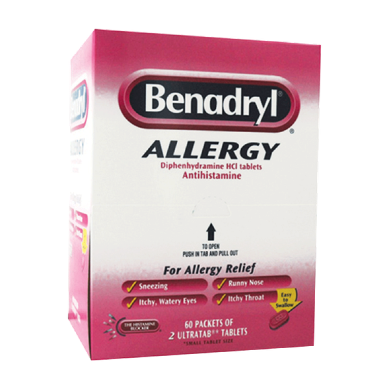 BENADRYL 2CT SINGLE BLISTER