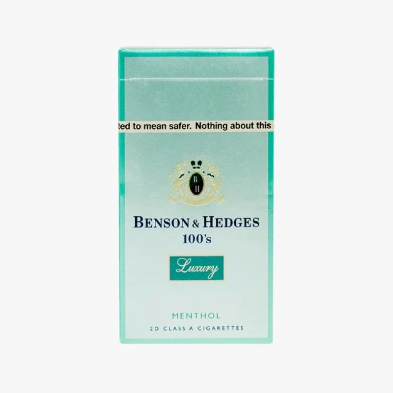 BENSON & HEDGES MENTHOL LUXURY 100 BOX 10/20pk
