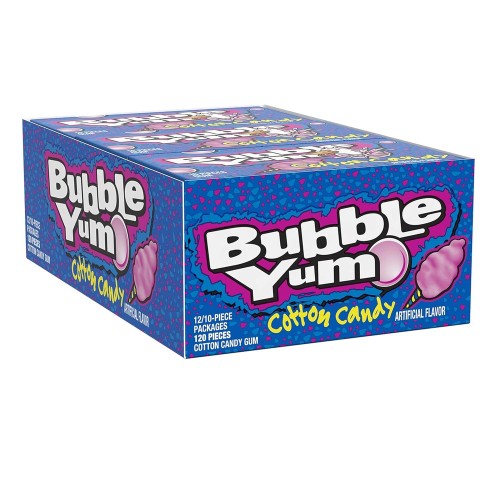BUBBLE YUM COTTON CANDY 12CT/10STK