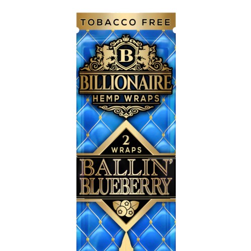Billionaire Ballin Blueberry Hemp Wraps
