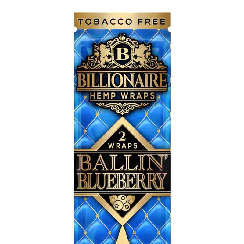 Billionaire Ballin Blueberry Hemp Wraps