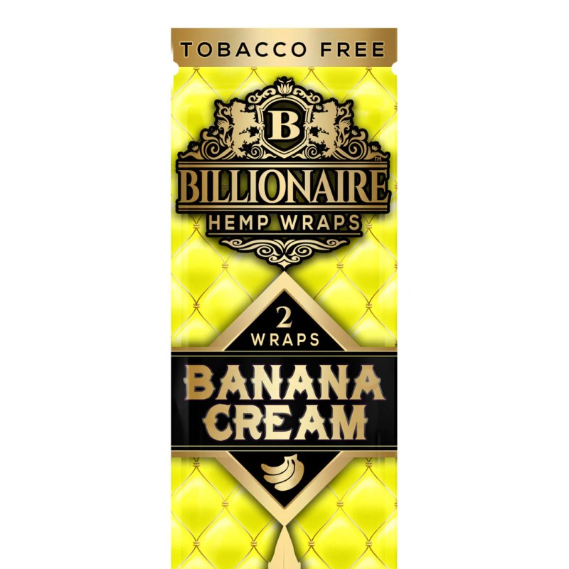 Billionaire Banana Cream Hemp Wraps