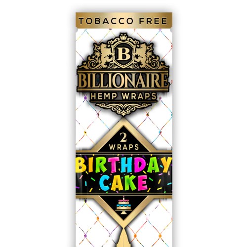 Billionaire Birthday Cake Hemp Wraps