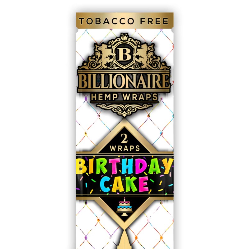 Billionaire Birthday Cake Hemp Wraps