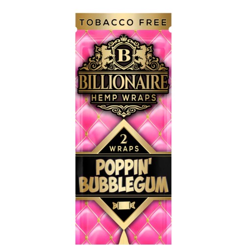 Billionaire Poppin Bubblegum Hemp Wraps