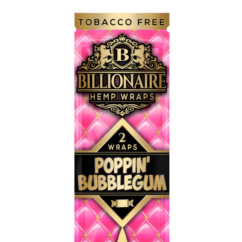 Billionaire Poppin Bubblegum Hemp Wraps