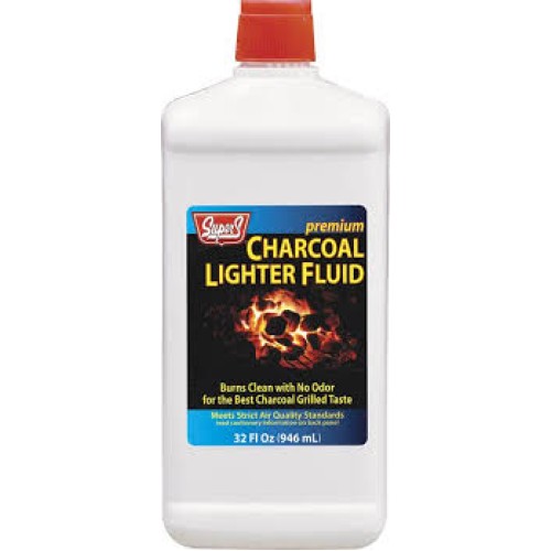 CHARCOAL LIGHTER FLUID 32OZ SUPERS