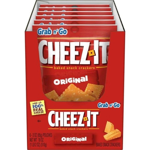 CHEEZ-IT GRAB N GO ORIGINAL CRACKERS 6/3oz