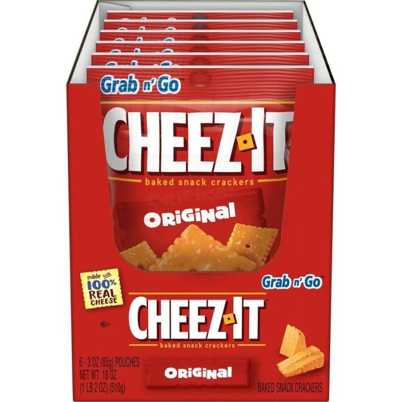 CHEEZ-IT GRAB N GO ORIGINAL CRACKERS 6/3oz