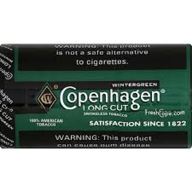 COPENHAGEN LONG CUT WINTERGREEN 5CT