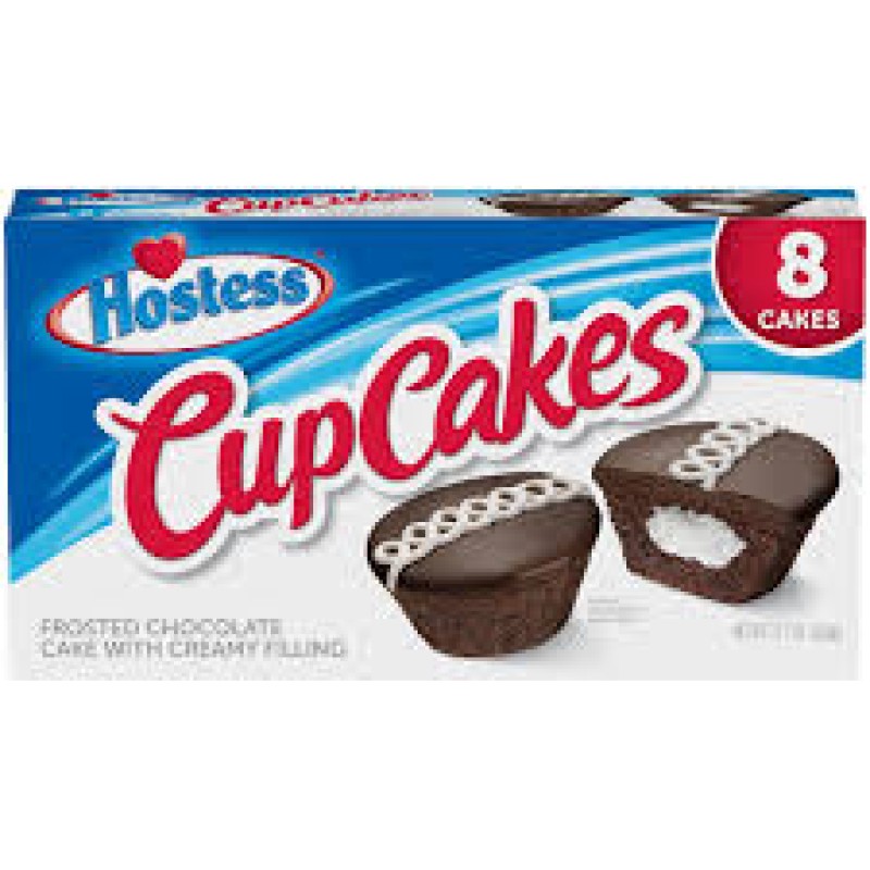 CUP CAKES FROSTED CHOCOLATE CAKE WITH CREAMY