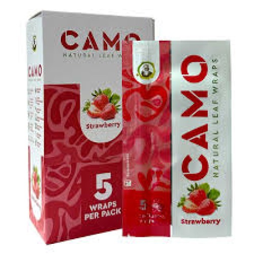 Camo Natural Leaf Wraps Strawberry