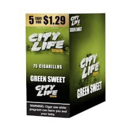 City Life Classic Green 5For $1.29