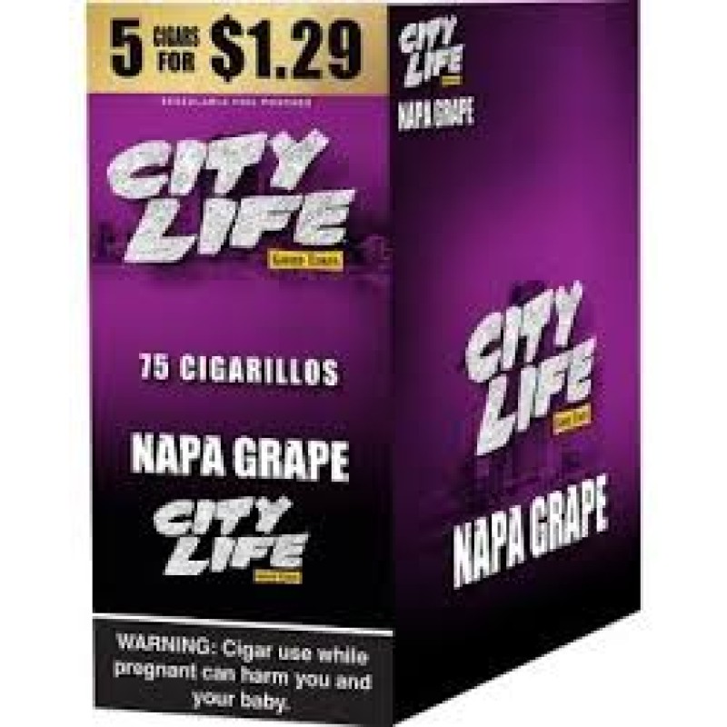 City Life Napa Grape 5For $1.29