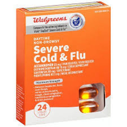 DAY SEVERE  COLD & FLU LIQUID  CAP