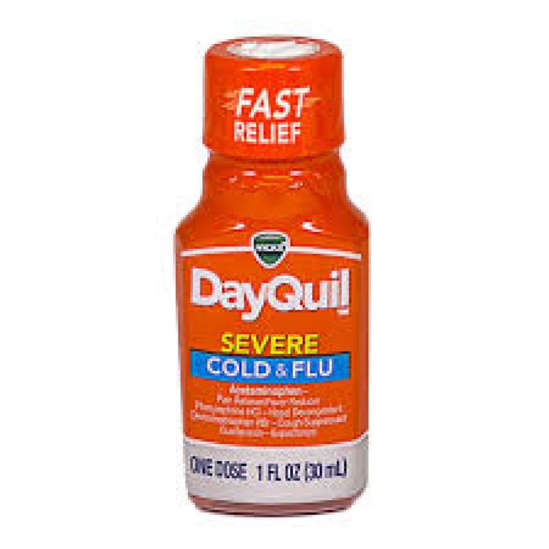 DAYQUIL COLD & FLU 1 OZ ONE DOZE SEVERE