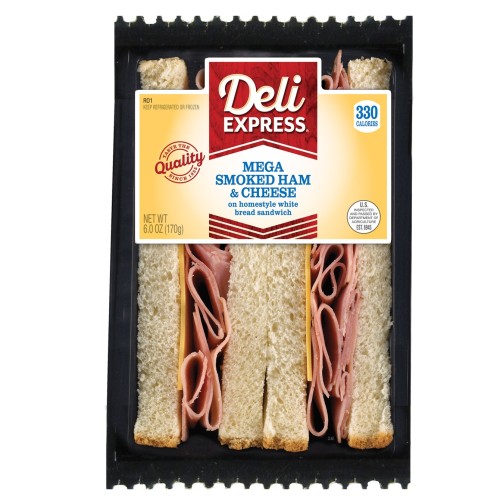 DELI EXPRESS DELI CLUB OVEN ROASTED HAM & CHEESE